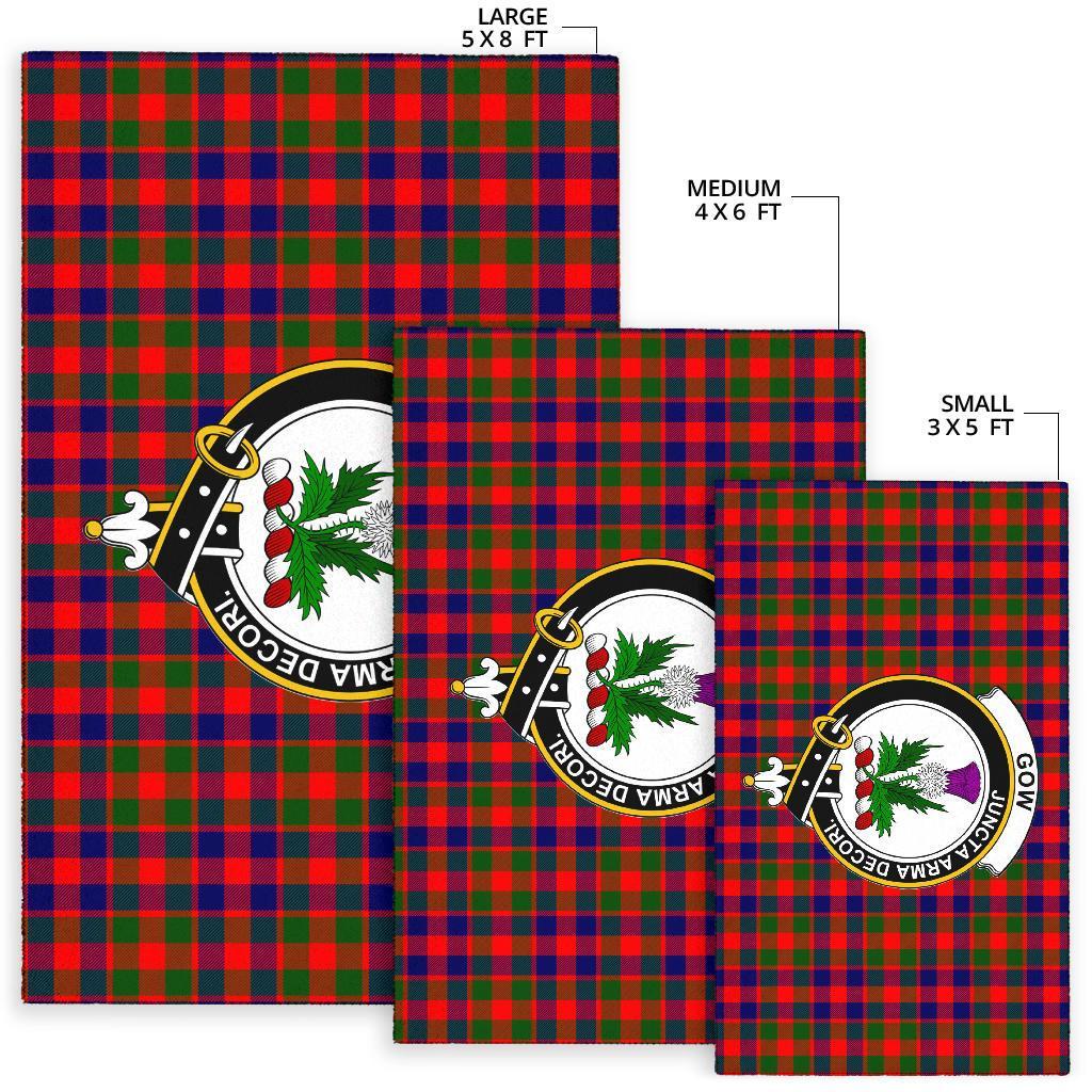 Gow (Of Skeoch) Tartan Crest Area Rug