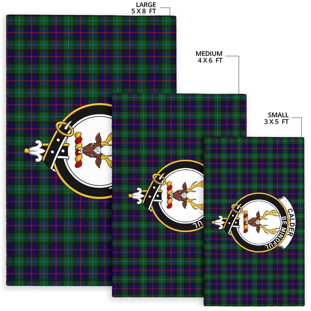 Calder (Calder-Campbell) Tartan Crest Area Rug