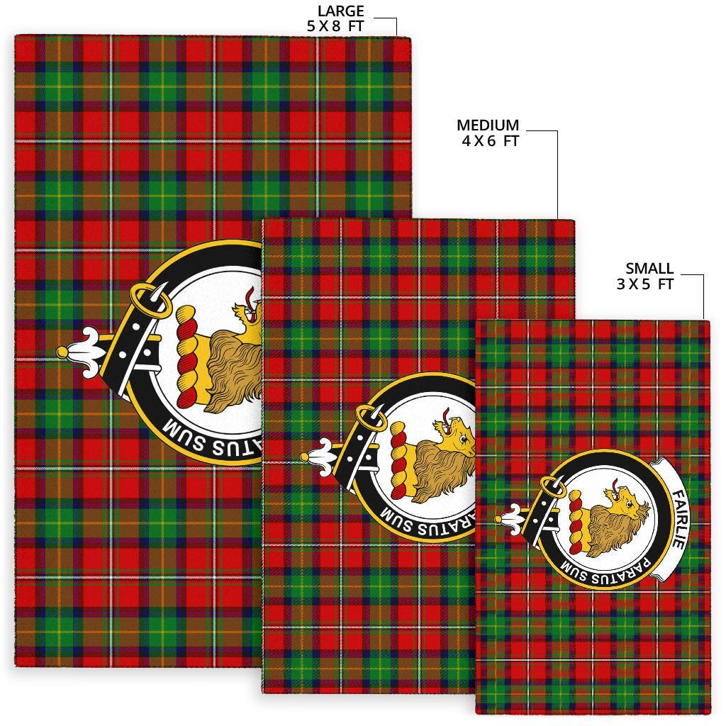 Fairlie Tartan Crest Area Rug