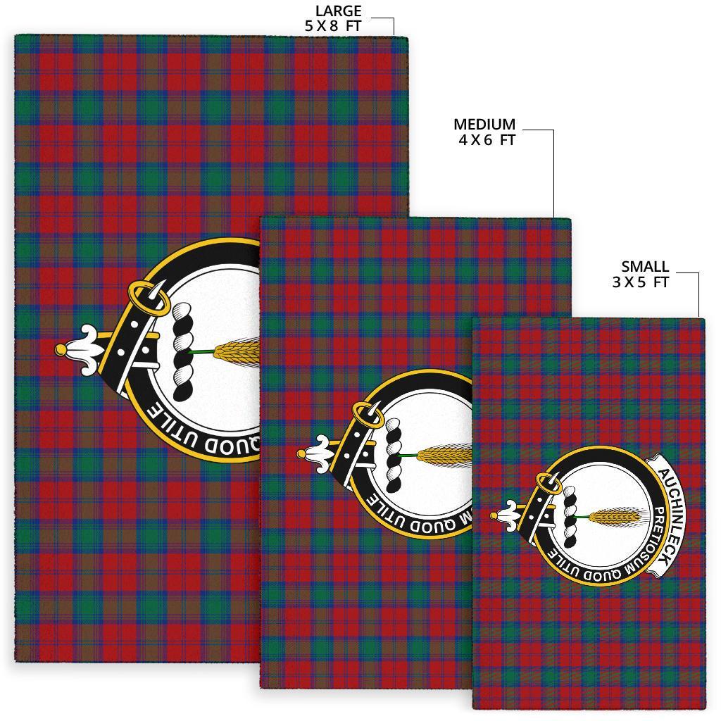 Auchinleck Tartan Crest Area Rug