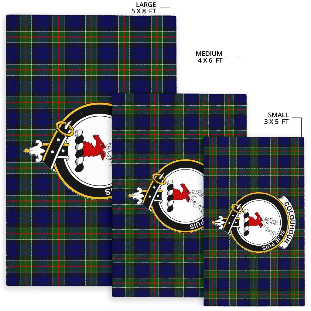 Colquhoun Tartan Crest Area Rug