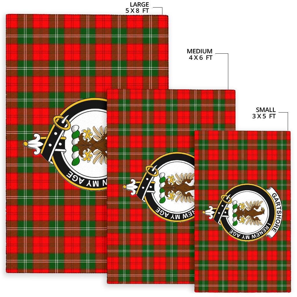 Gartshore Tartan Crest Area Rug