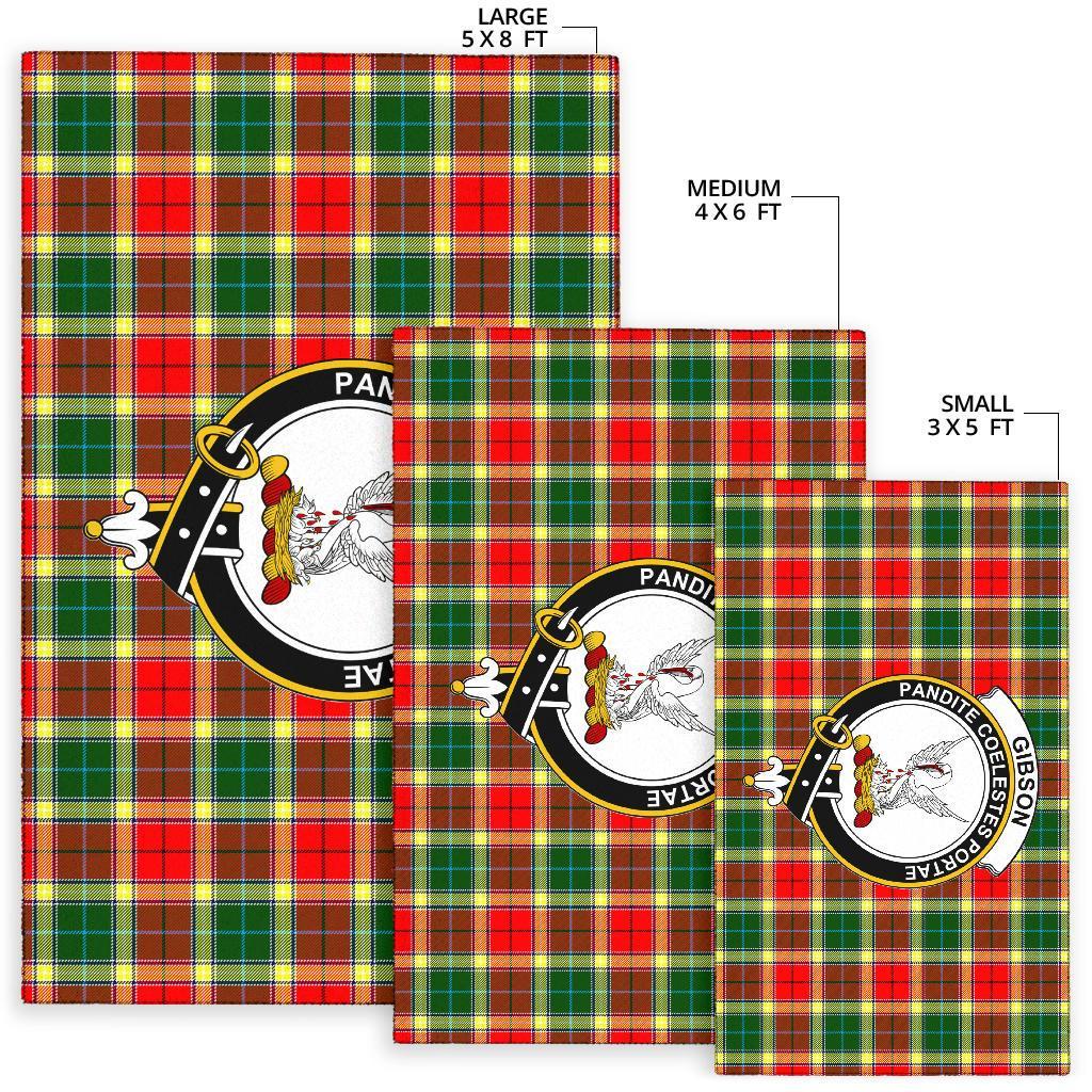 Gibson Tartan Crest Area Rug