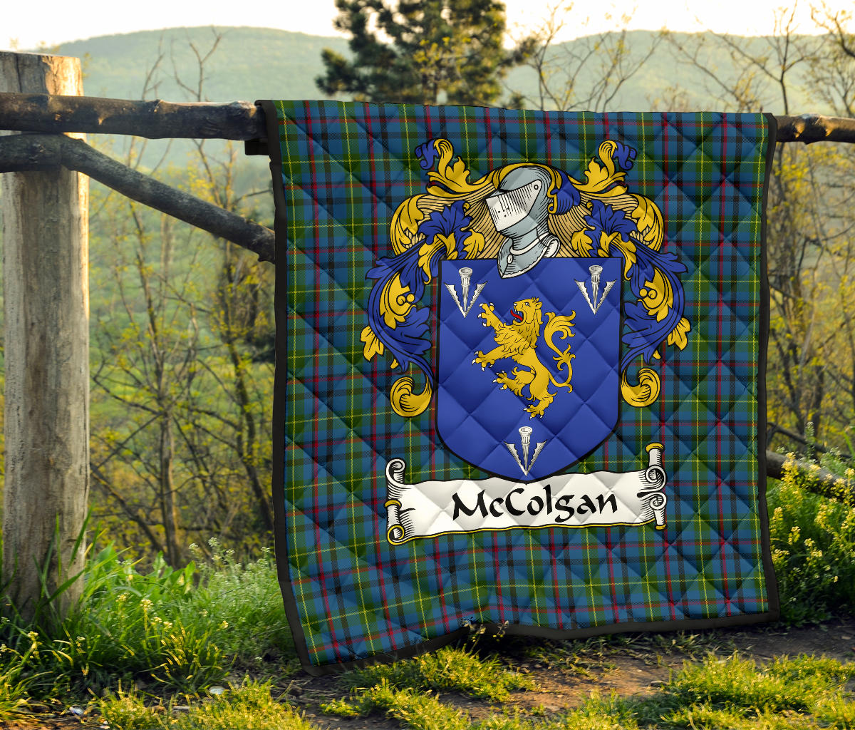McColgan Tartan Crest Quilt