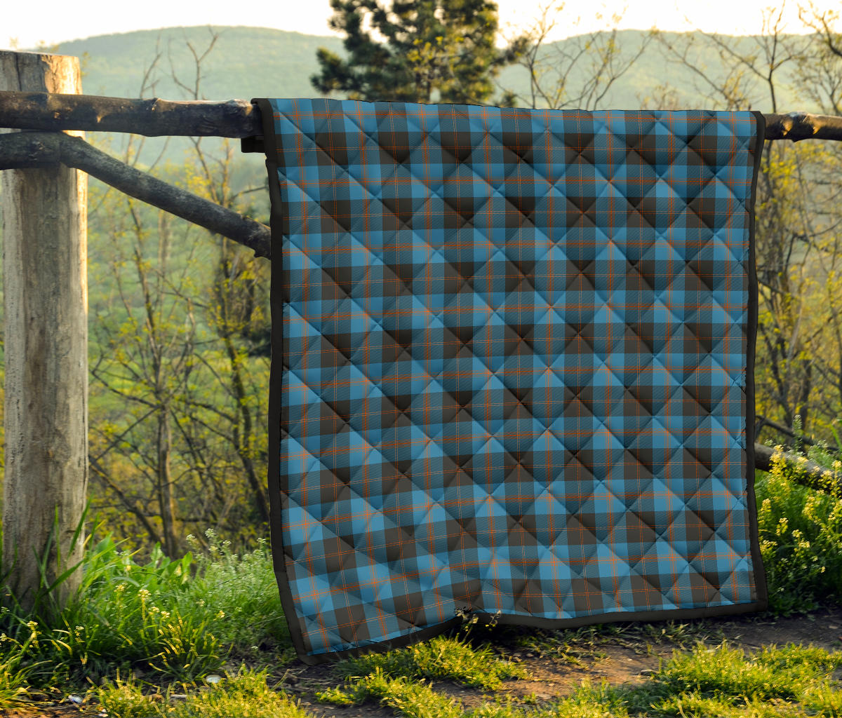 Angus Ancient Family Tartan Quilt - SP