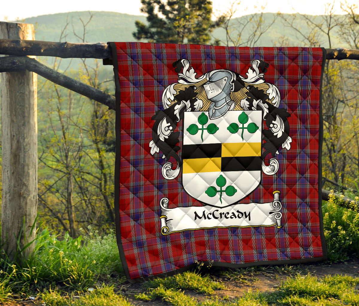 McCready Tartan Crest Quilt - SP
