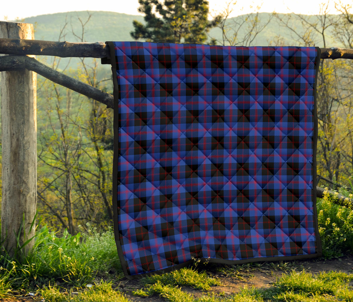 Angus Modern Family Tartan Quilt - SP