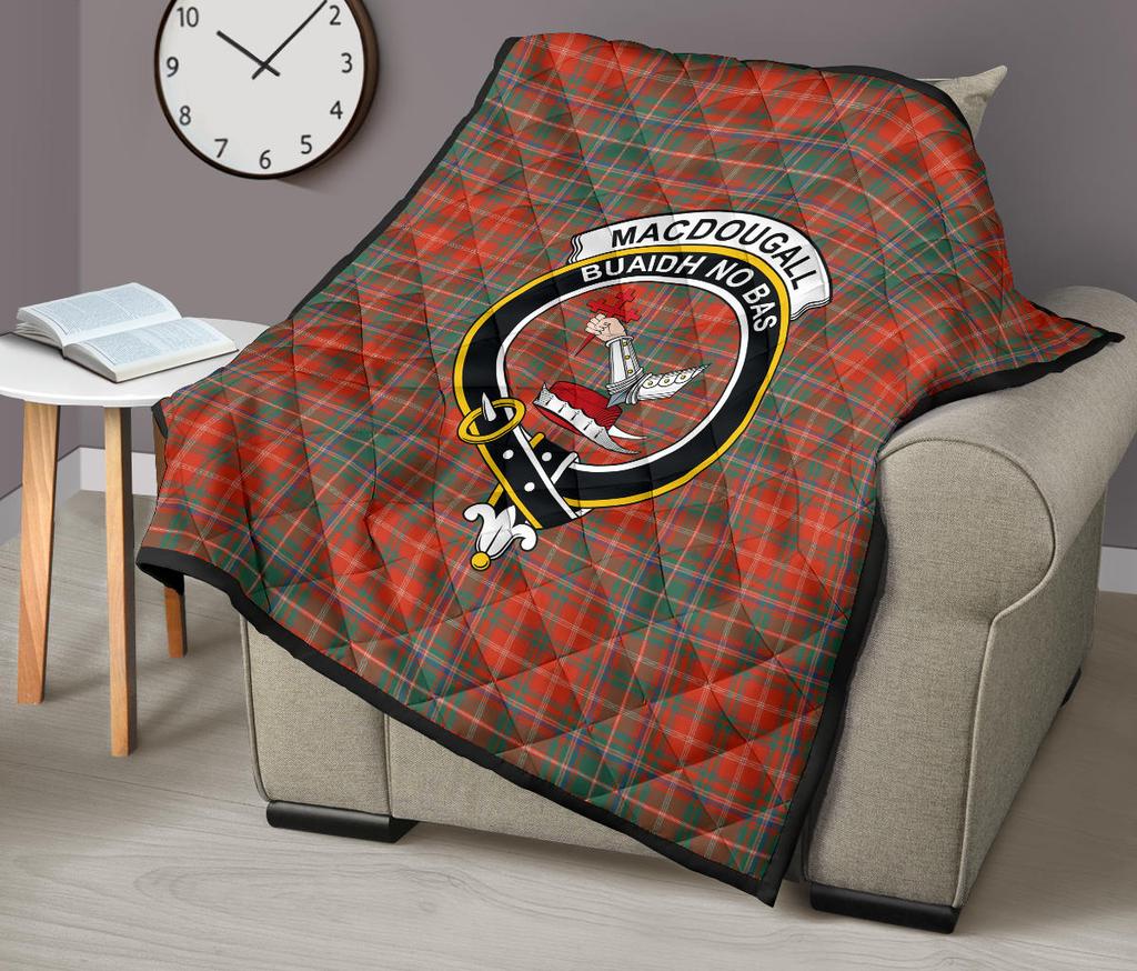 Macdougall Family Modern Tartan Quilt