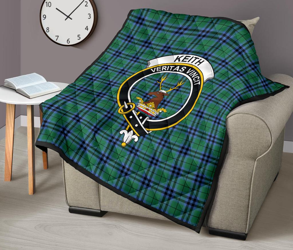Keith Ancient Tartan Crest Quilt