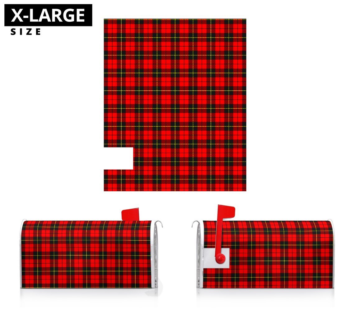 Wallace Hunting Red Tartan Mailbox