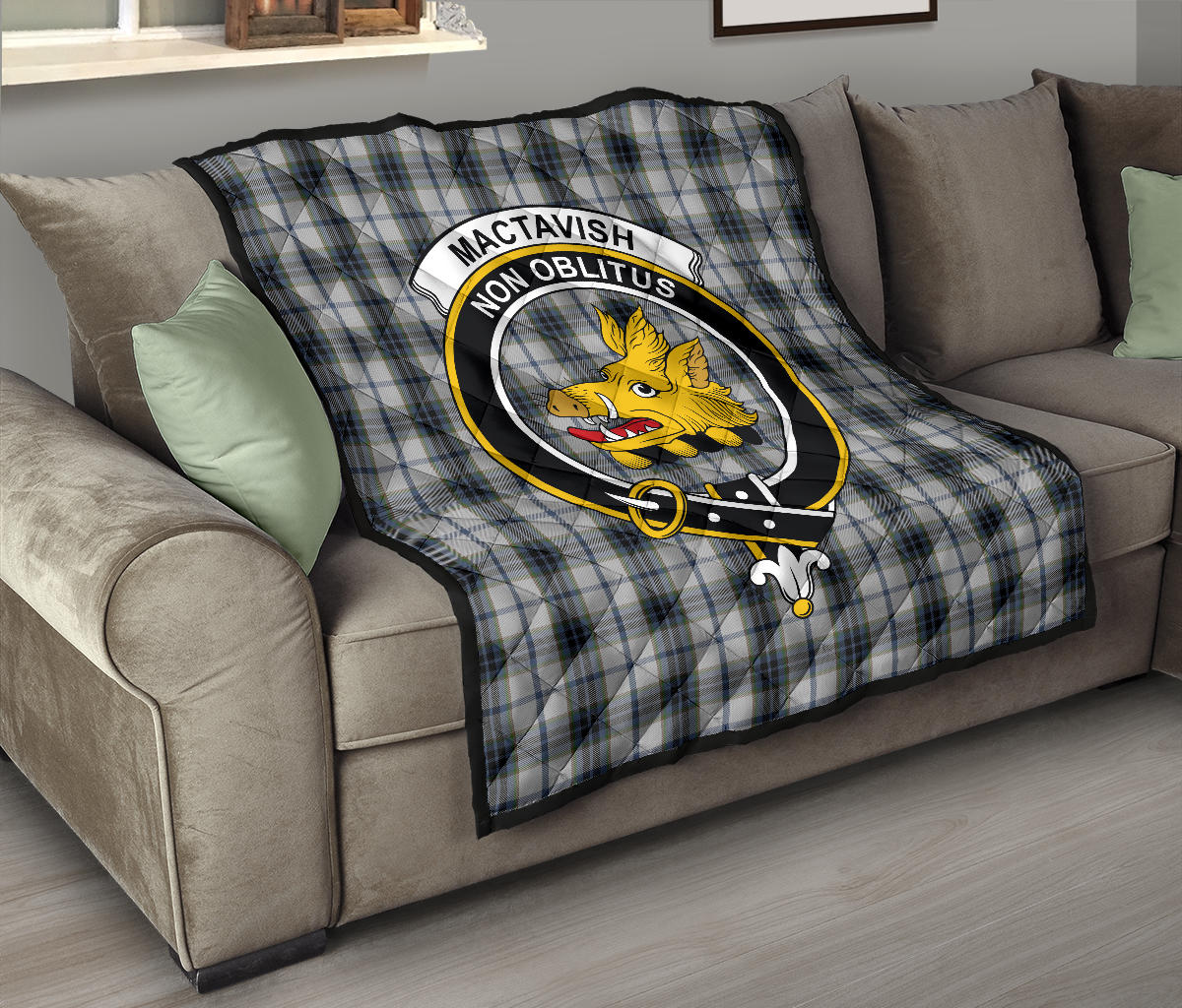 MacTavish of Dunardry Dress Tartan Quilt - SP