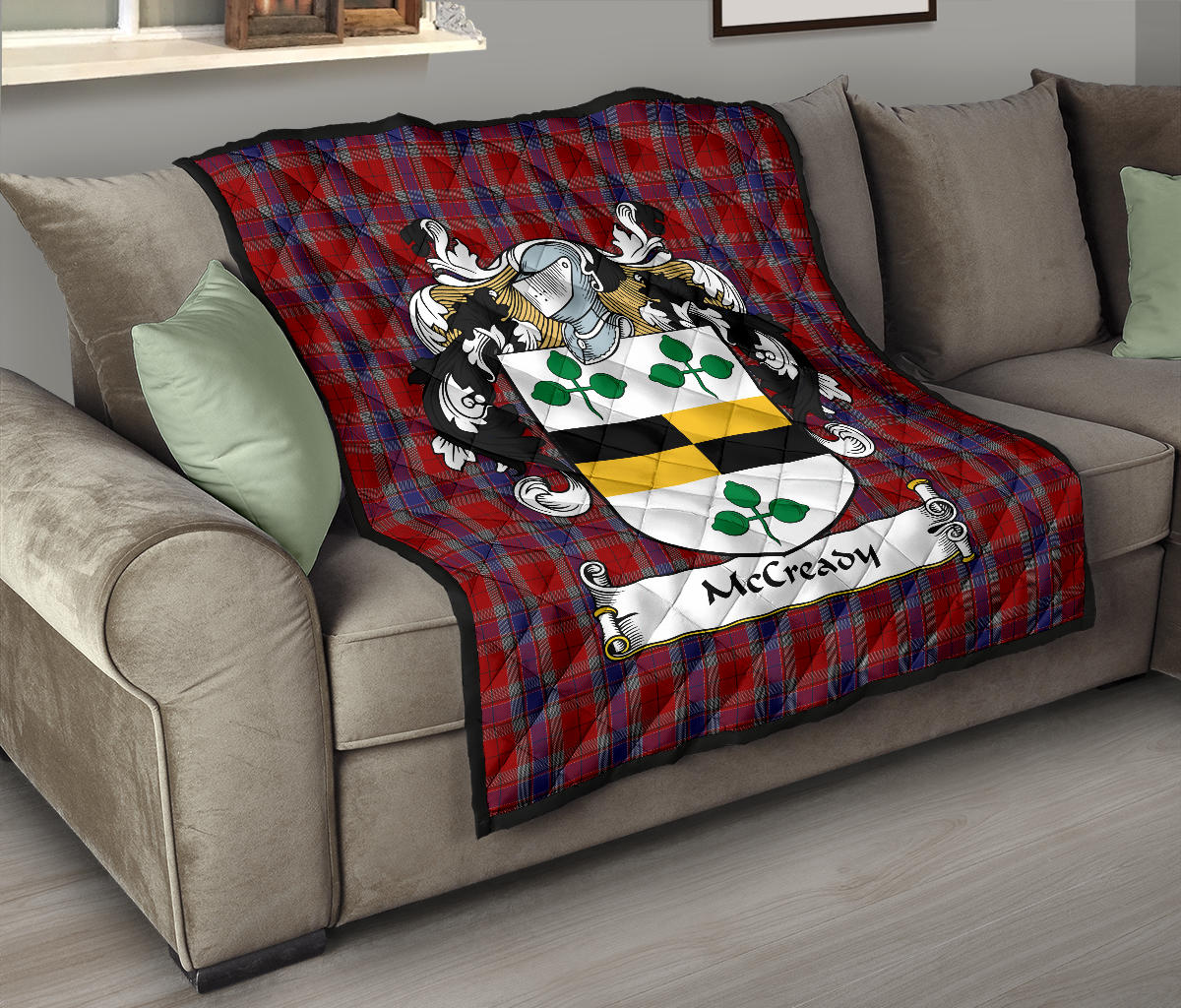 McCready Tartan Crest Quilt - SP