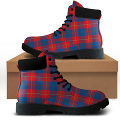 Galloway Red Tartan All Season Boots