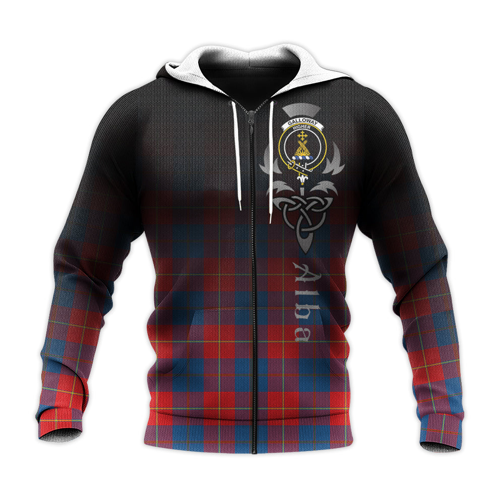 Galloway Red Tartan Hoodie - Alba Celtic Style