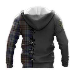 Gayre Hunting Tartan Hoodie - Lion Rampant And Celtic Thistle Style