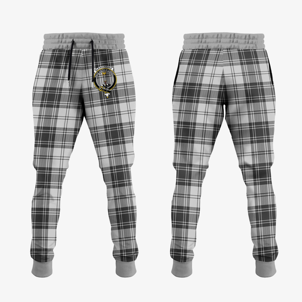 Glendinning Tartan Crest Jogger Sweatpants