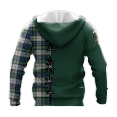 Gordon Dress Ancient Tartan Hoodie - Lion Rampant And Celtic Thistle Style