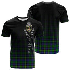 Gordon Modern Tartan Crest T-shirt - Alba Celtic Style