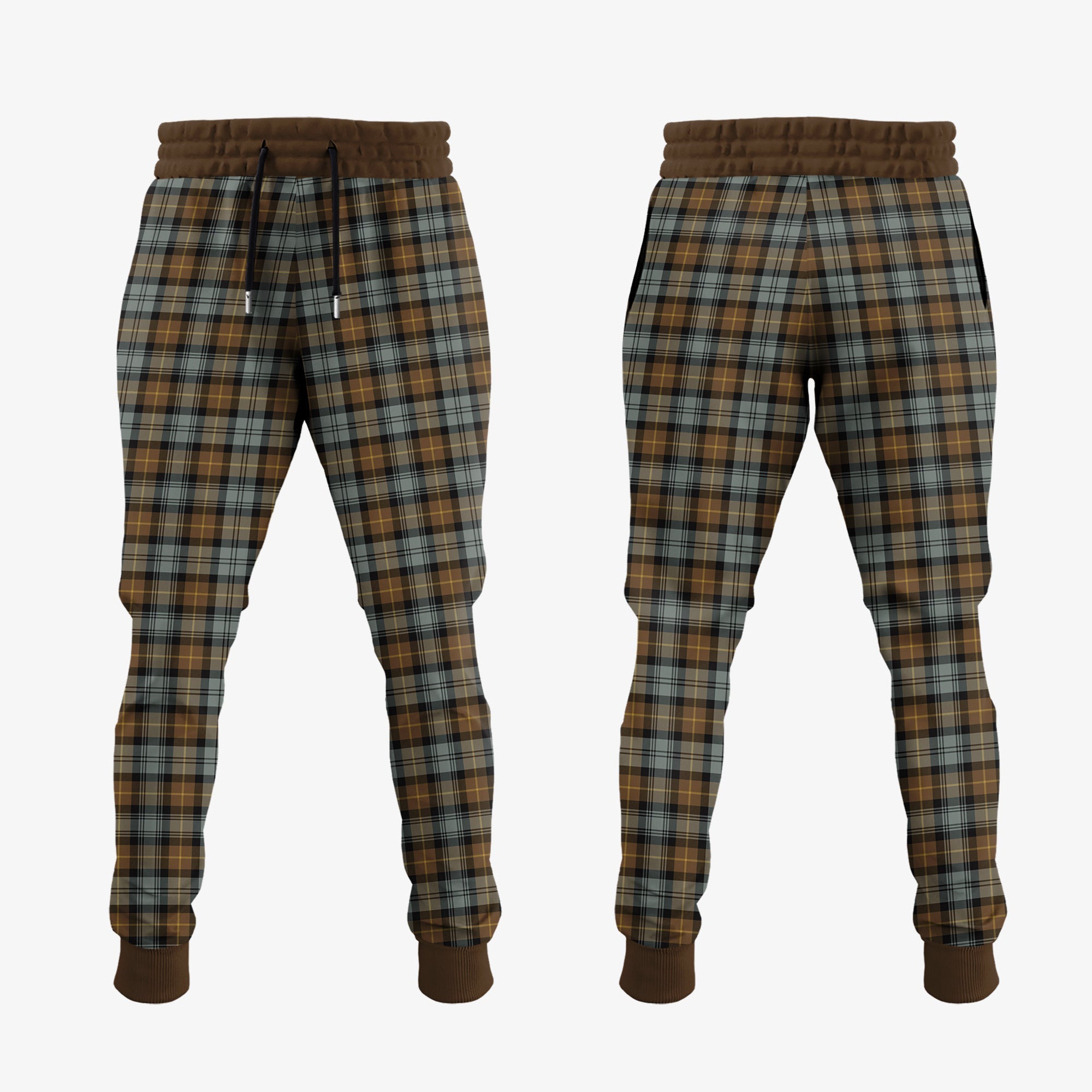 Gordon Weathered Tartan Crest Jogger Sweatpants