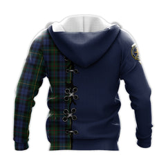 Gow Hunting Tartan Hoodie - Lion Rampant And Celtic Thistle Style