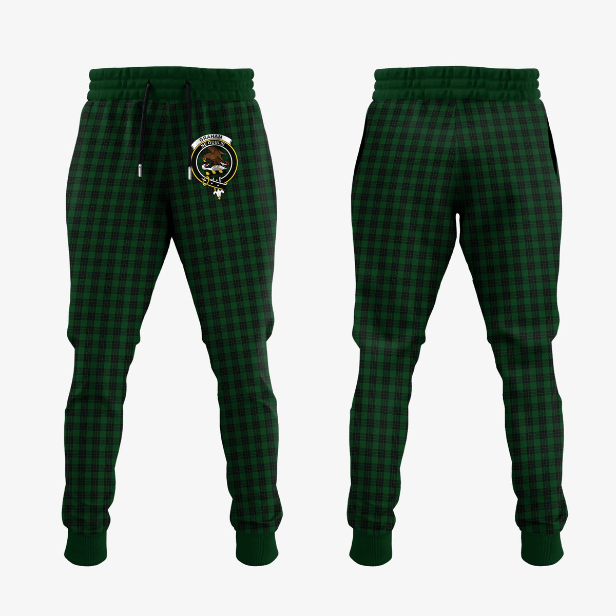 Graham Tartan Crest Jogger Sweatpants