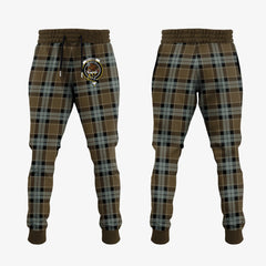 Graham Of Menteith Weathered Tartan Crest Jogger Sweatpants