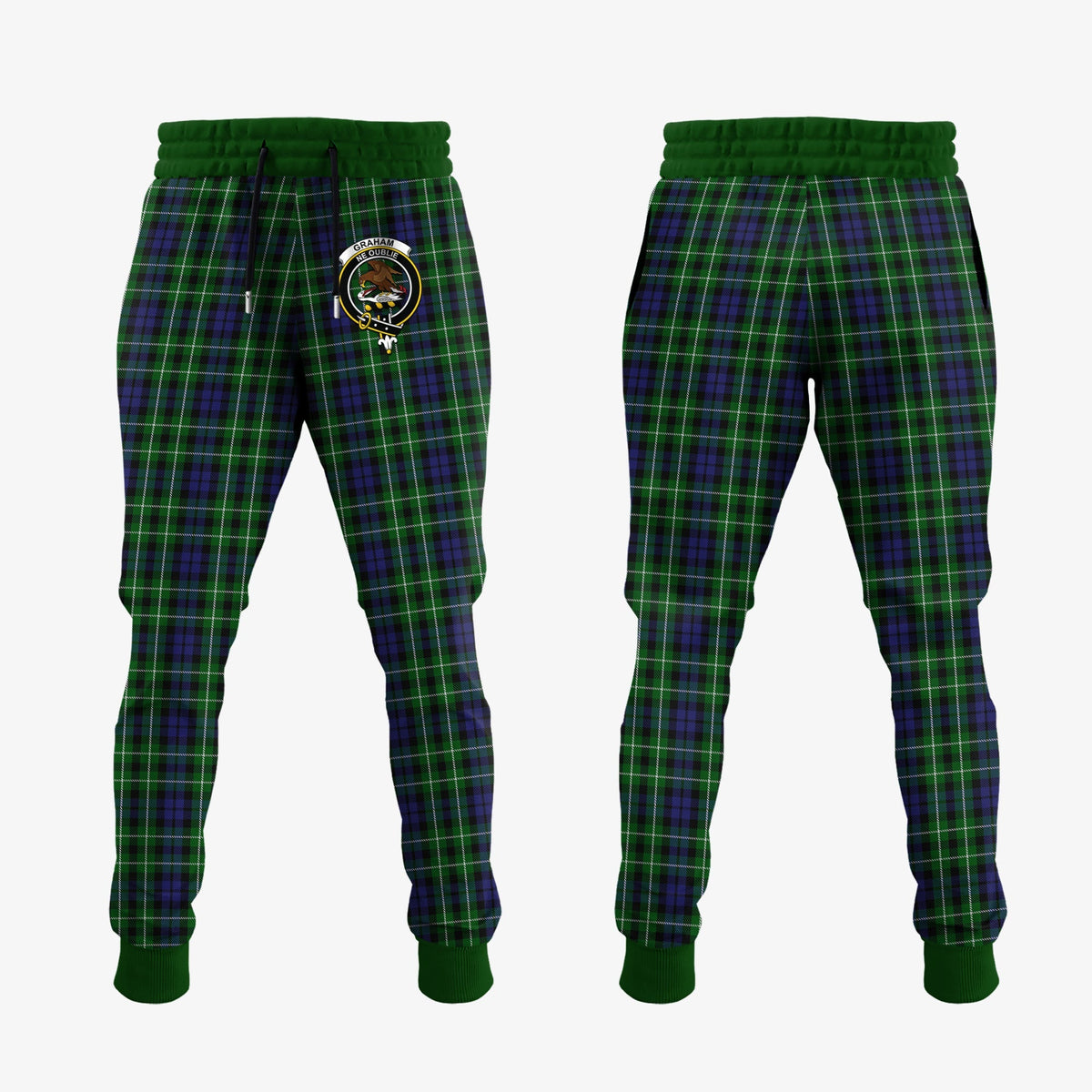 Graham Of Montrose Tartan Crest Jogger Sweatpants