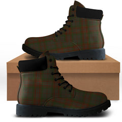 Gray Tartan All Season Boots