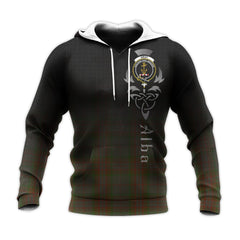 Gray Tartan Hoodie - Alba Celtic Style