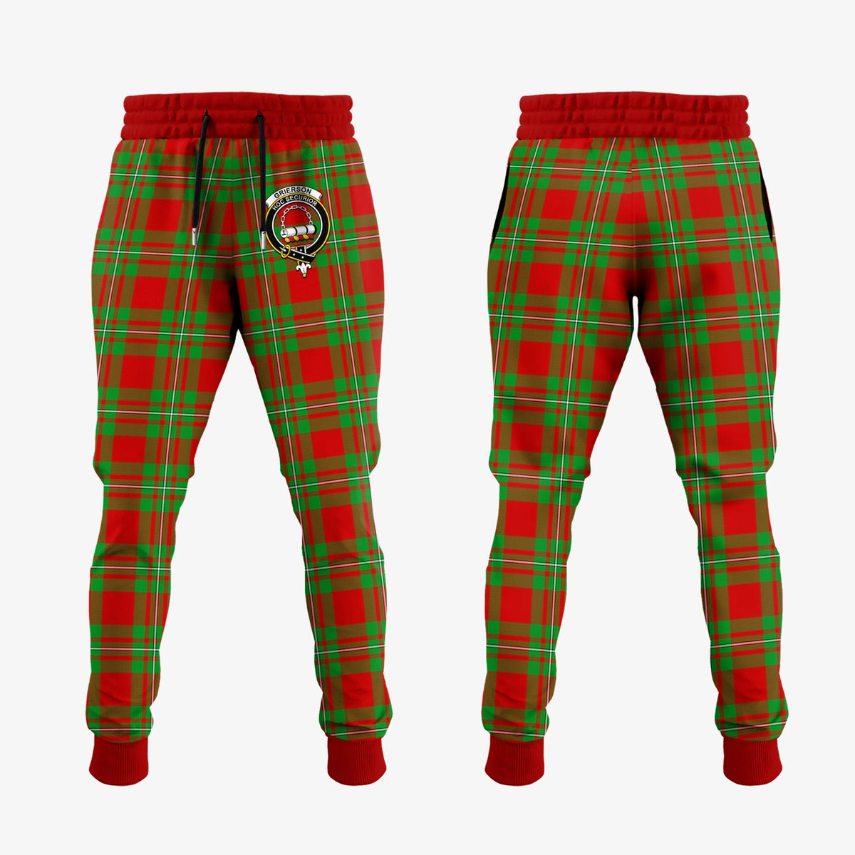 Grierson Tartan Crest Jogger Sweatpants