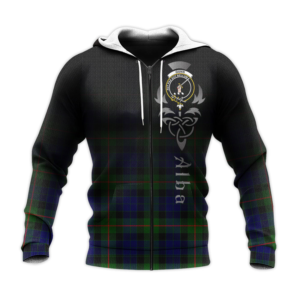 Gunn Modern Tartan Hoodie - Alba Celtic Style