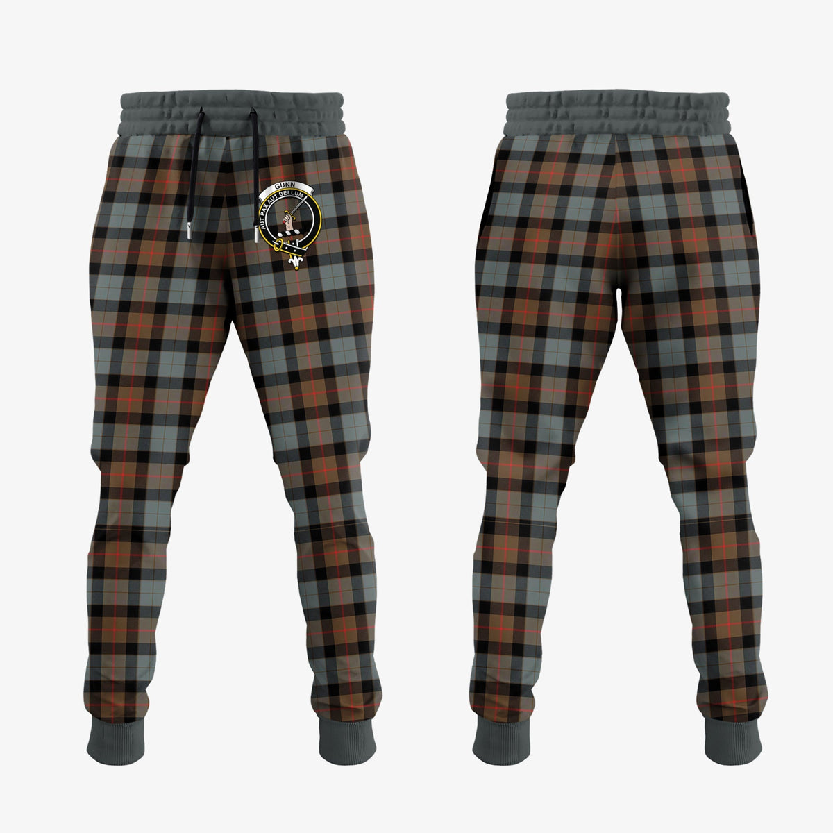 Gunn Weathered Tartan Crest Jogger Sweatpants