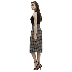 Gunn Weathered Tartan Aoede Crepe Skirt