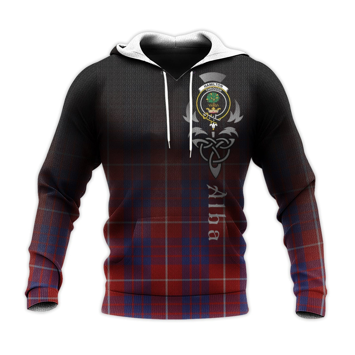 Hamilton Tartan Hoodie - Alba Celtic Style