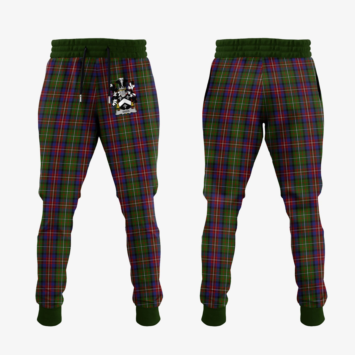 Hargis Tartan Crest Jogger Sweatpants