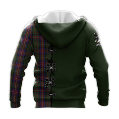 Hargis Tartan Hoodie - Lion Rampant And Celtic Thistle Style