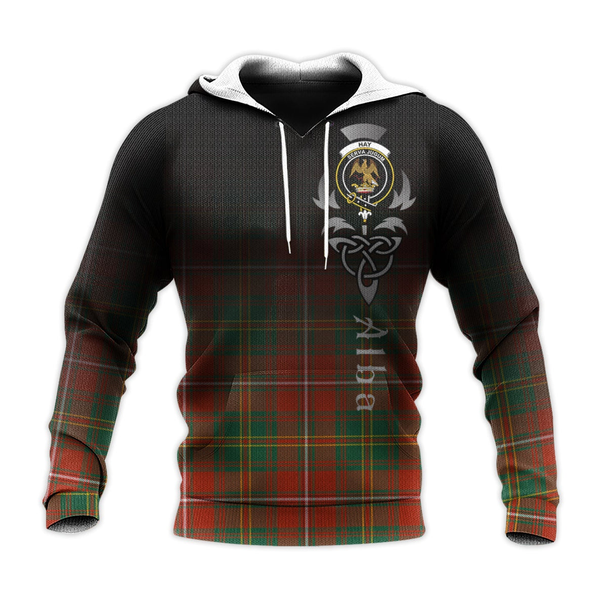 Hay Ancient Tartan Hoodie - Alba Celtic Style