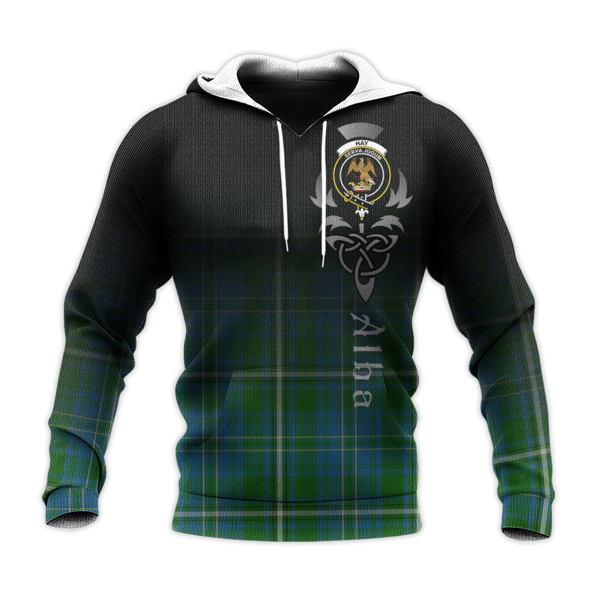 Hay Hunting Tartan Hoodie - Alba Celtic Style