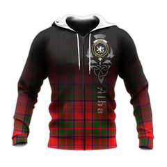 Heron Tartan Hoodie - Alba Celtic Style