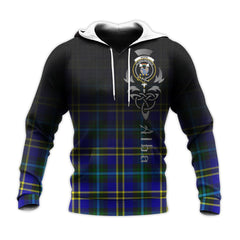 Hope Modern Tartan Hoodie - Alba Celtic Style