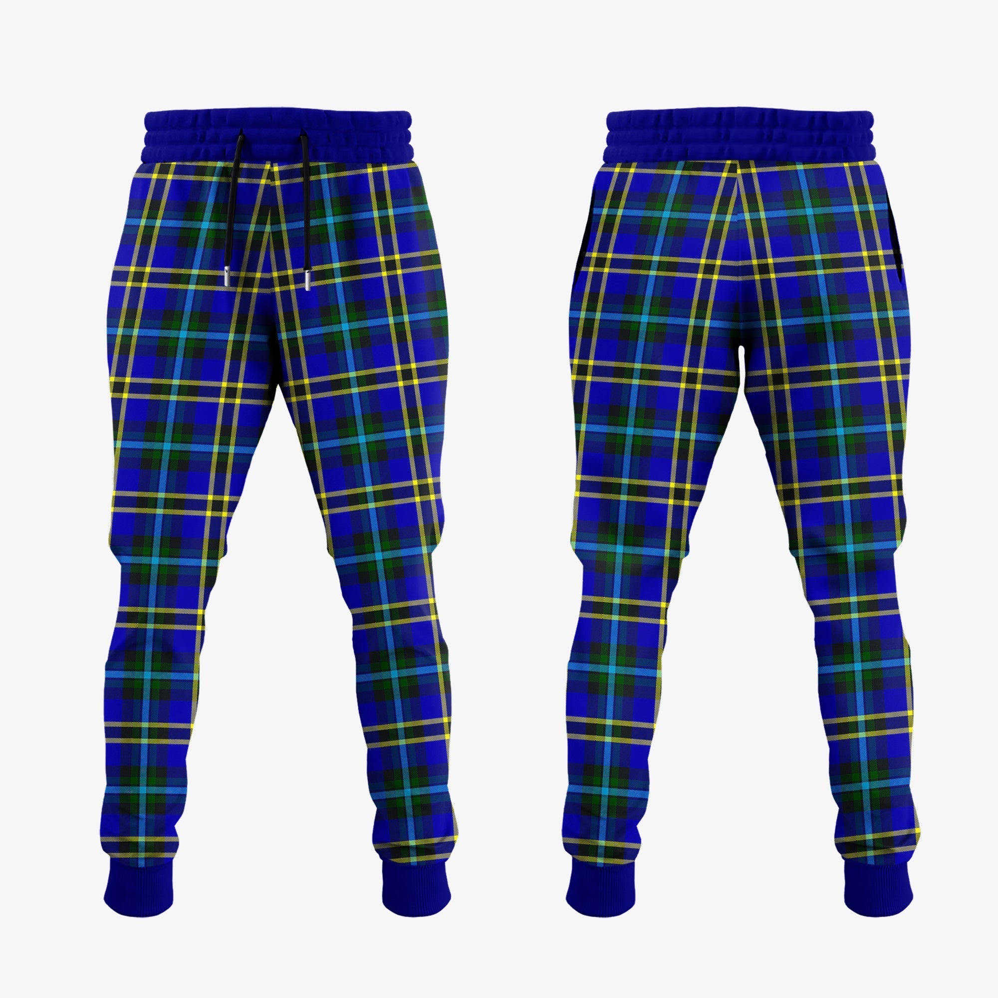 Hope Modern Tartan Crest Jogger Sweatpants