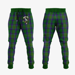 Hunter Of Hunterston Tartan Crest Jogger Sweatpants