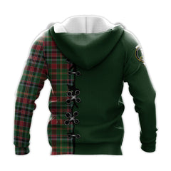 Hunter Wilsons Tartan Hoodie - Lion Rampant And Celtic Thistle Style