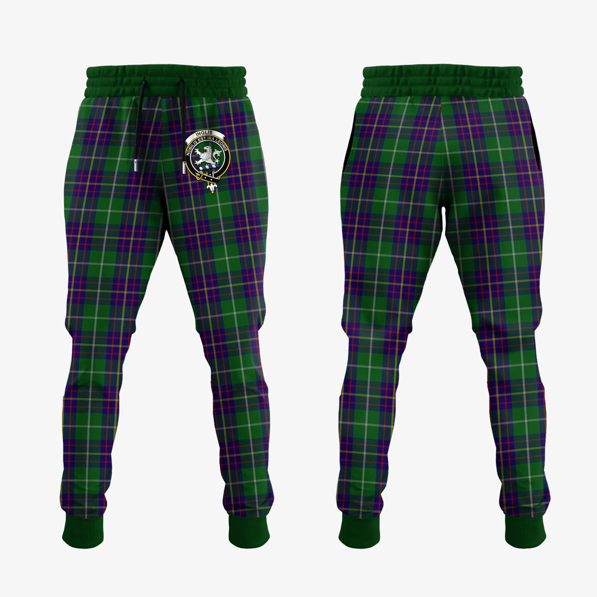 Inglis Tartan Crest Jogger Sweatpants