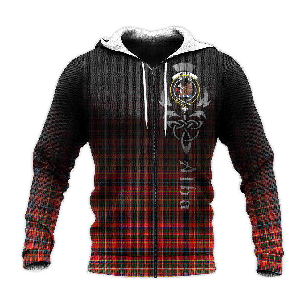 Innes Modern Tartan Hoodie - Alba Celtic Style