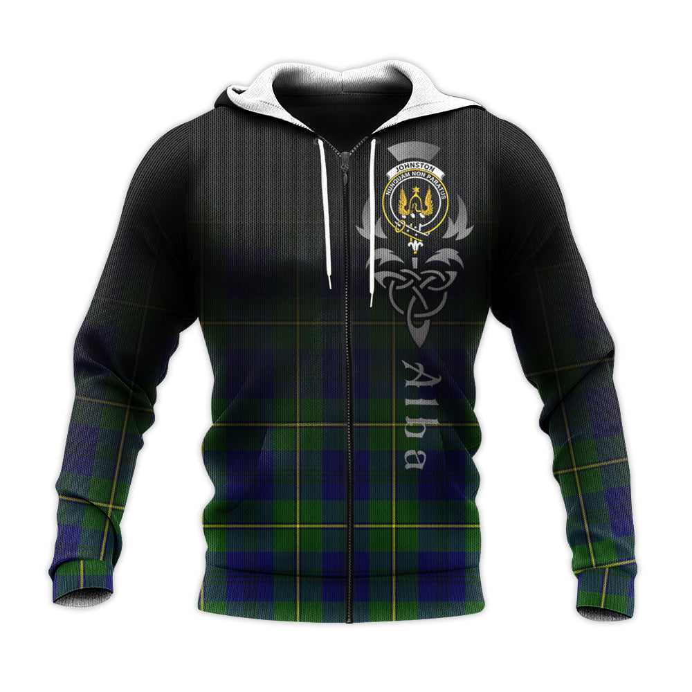 Johnston Modern Tartan Hoodie - Alba Celtic Style