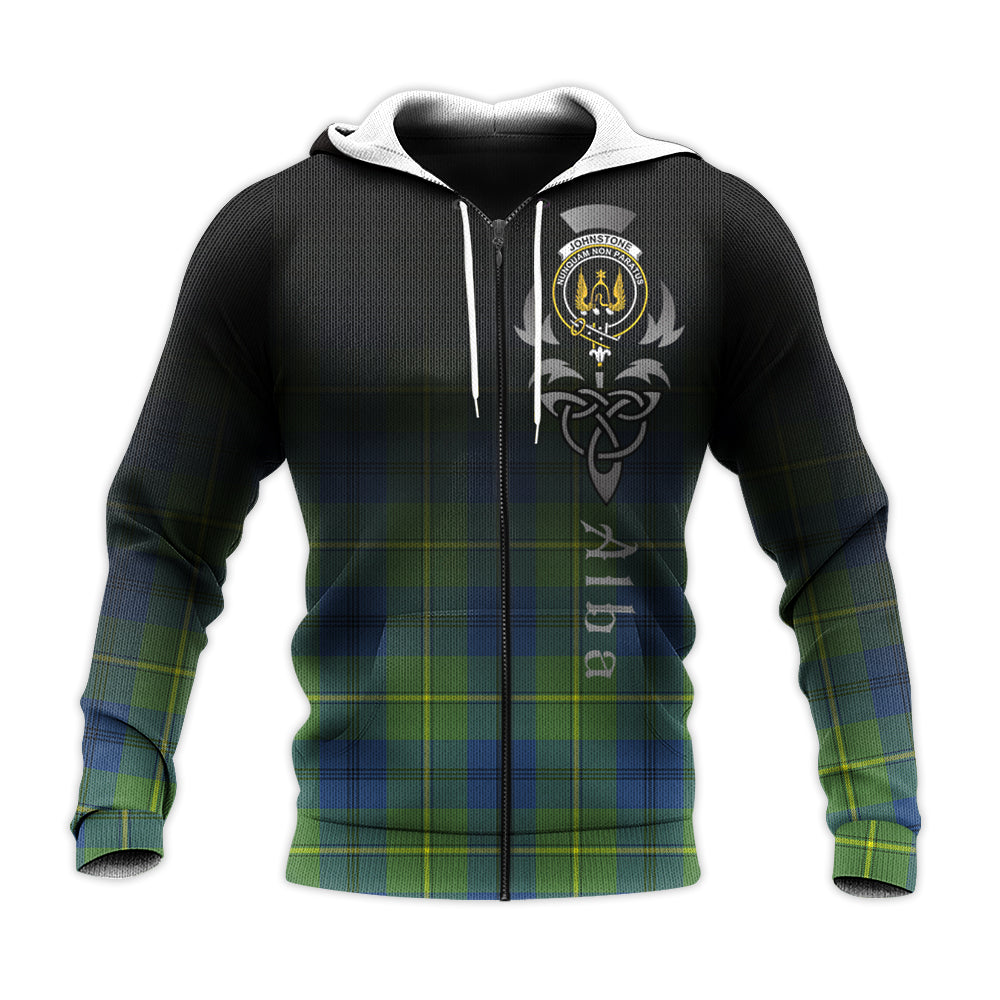 Johnstone Ancient Tartan Hoodie - Alba Celtic Style