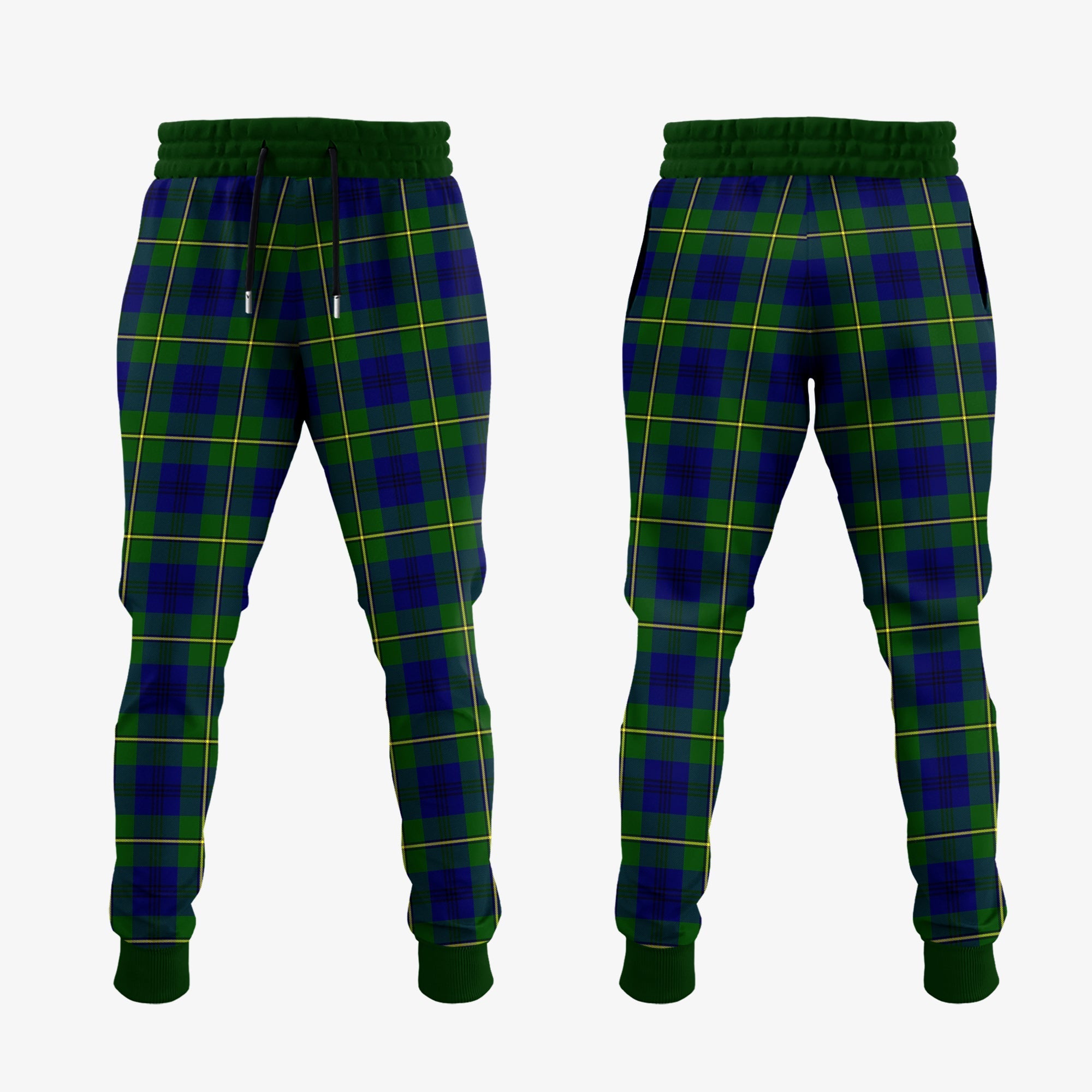 Johnstone Modern Tartan Crest Jogger Sweatpants