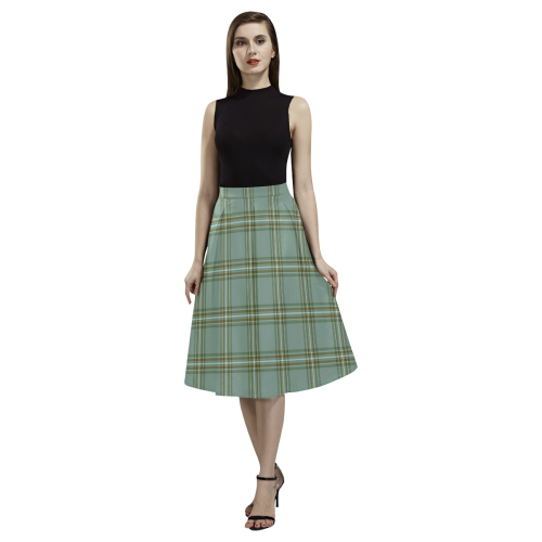 Kelly Dress Tartan Aoede Crepe Skirt