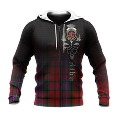 Kelly Of Sleat Red Tartan Hoodie - Alba Celtic Style